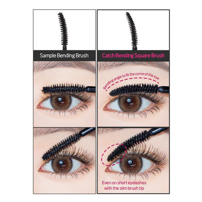 ETUDE Curl Fix Mascara Volume 1+1 Set – Waterproof, 24-Hour Curl, Dense Volume, Vegan Certified