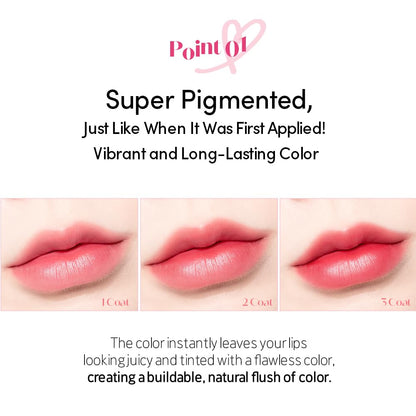 ETUDE Dear Darling Marker Tint 2 Plum – Hydrating, Long-Lasting Lip Marker Tint