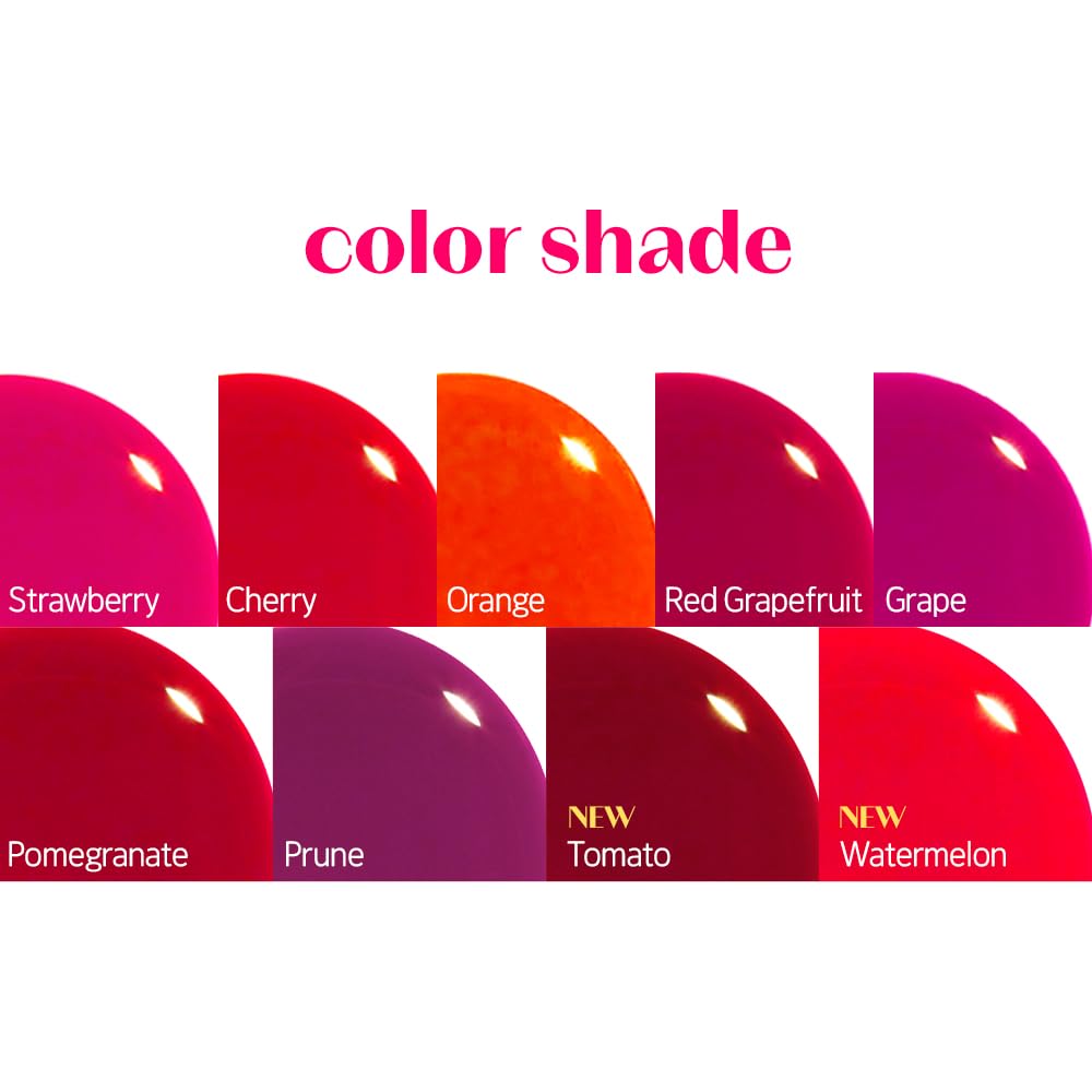 ETUDE Dear Darling Water Tint 3 Color Set – Strawberry Ade, Cherry Ade, Orange Ade | Weightless, Hydrating Lip Stain