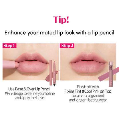 Etude Fixing Tint #17 Berry Red (4g) | Long-Lasting Pigment Liquid Lip Tint, Waterproof Matte Lip Stain | K-Beauty