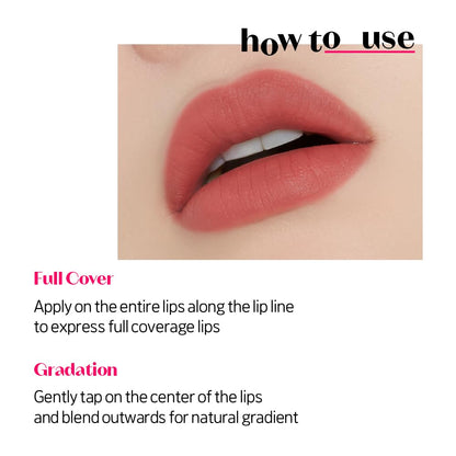 Etude Fixing Tint #17 Berry Red (4g) | Long-Lasting Pigment Liquid Lip Tint, Waterproof Matte Lip Stain | K-Beauty