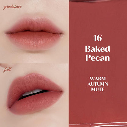ETUDE Fixing Tint #16 Baked Pecan – Long-Lasting Matte Lip Stain (4g) | Waterproof & High Pigment