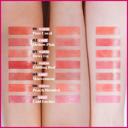 ETUDE Glow Fixing Tint #5 Mauvement – Non-Sticky Glossy Lip Stain with Comfortable Moisture | K-Beauty Lip Tint