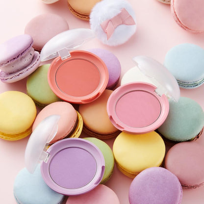 ETUDE Lovely Cookie Blusher - Peach Choux Wafers 4g | Glowing, Long-Lasting, Easy Application | Korean Makeup, K-Beauty