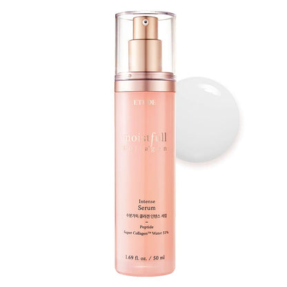 ETUDE Moistfull Collagen Serum 50ml – Intense Hydration with Low-Molecular Peptides