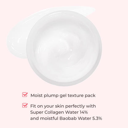 ETUDE Moistfull Collagen Sleeping Pack | Deep Hydration Night Gel with Super Collagen Water