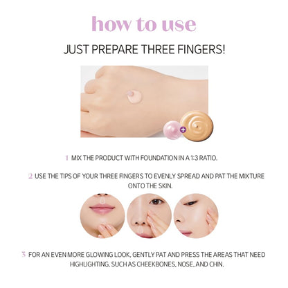 ETUDE Nymph Aura Volumer – Hydrating Glass-Skin Primer | K-Beauty Glow Base