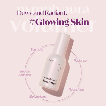ETUDE Nymph Aura Volumer – Hydrating Glass-Skin Primer | K-Beauty Glow Base