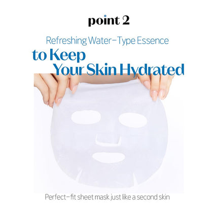 ETUDE SoonJung Panthensoside Sheet Mask (10 Pack) – 100% Bamboo, pH-Balanced, Sensitive Skin
