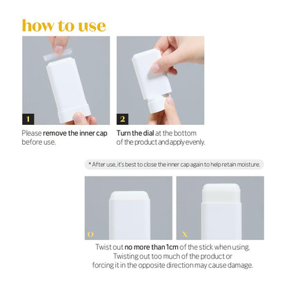 ETUDE Sunprise Mild Airy Finish Sunstick SPF50+ PA++++ | Vegan, Matte, Non-Greasy