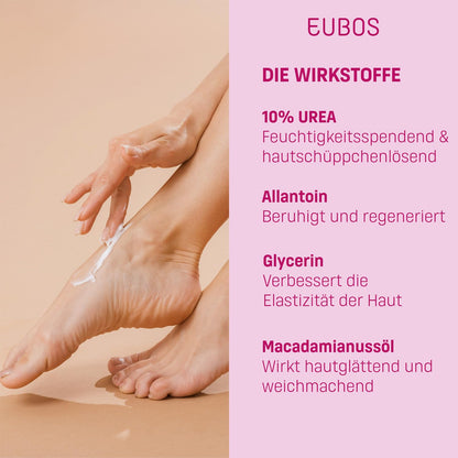 EUBOS 10% Urea Foot Cream 100ml – Dermocosmetics for Dry Feet