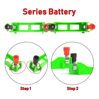 EUDAX Physics Science Lab Circuit Kit — Electricity Experiment Set for Students (Basic Kit)
