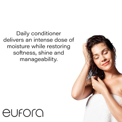 Eufora Moisture Solution Nourishing Conditioner 36 Fl Oz – Deep Hydration & Shine