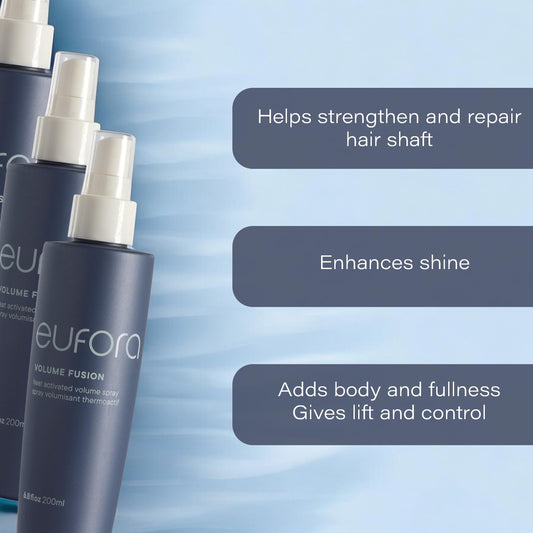 Eufora Volume Fusion Heat Activated Volume Spray 6.8 Fl Oz – Root Lift & Fuller Hair
