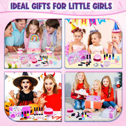 EULRGAUS Kids Nail Polish Set – 27-Piece Nail Art Kit with Dryer for Girls 8–12