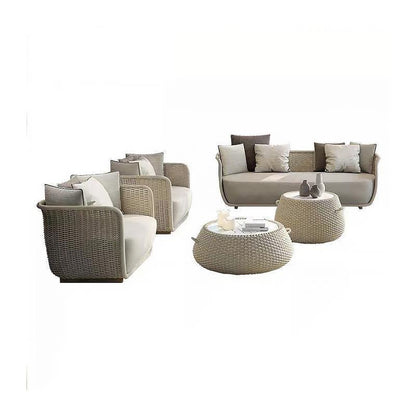 Eusden Rattan Outdoor Sofa Set, Outdoor Furniture