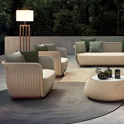Eusden Rattan Outdoor Sofa Set, Outdoor Furniture