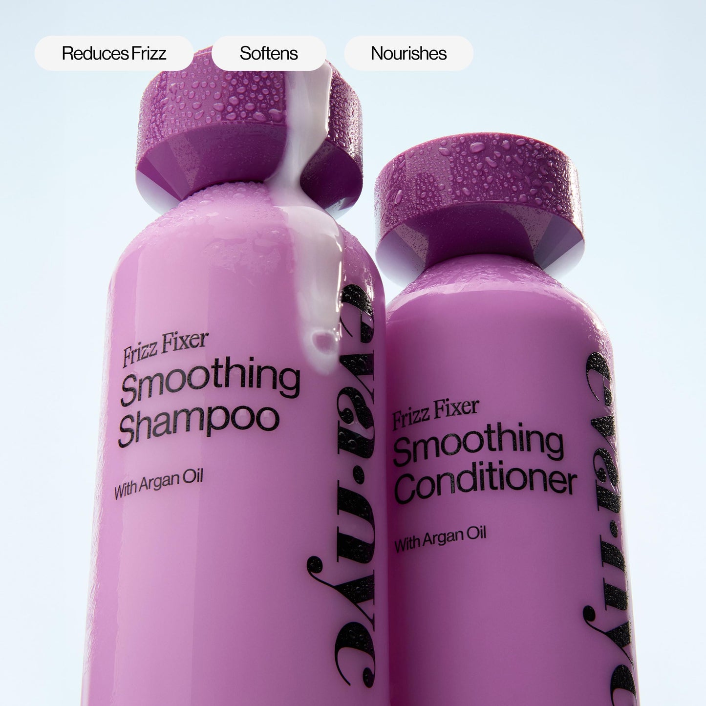 Eva NYC Anti-Frizz Conditioner – Argan Oil + Sunflower Seed Oil for Smooth, Shiny Hair | 10 oz