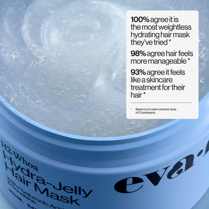 Eva NYC Hydrating Jelly Hair Mask with Hyaluronic Acid & Squalane | Jasmine Cloud Nine Scent | 8.4 fl oz