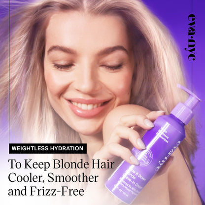 EVANYC Leave-In Hair Cream for Blonde Hair – Tone It Down, No-Rinse Toner