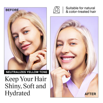 EVANYC Leave-In Hair Cream for Blonde Hair – Tone It Down, No-Rinse Toner