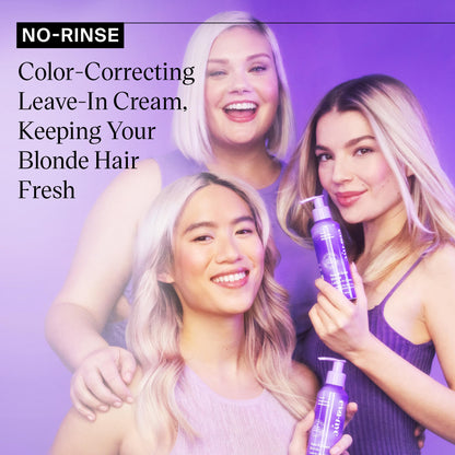 EVANYC Leave-In Hair Cream for Blonde Hair – Tone It Down, No-Rinse Toner