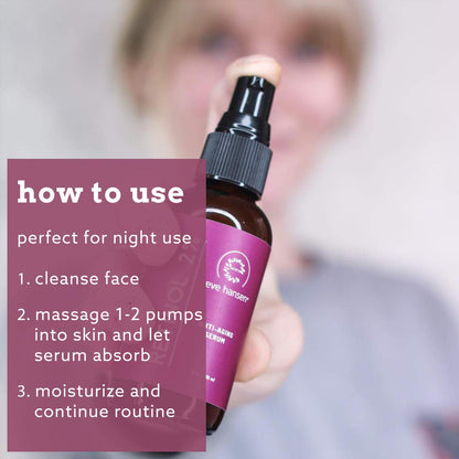Eve Hansen Anti-Aging Retinol Serum for Face | 2% Organic Retinol Night Serum