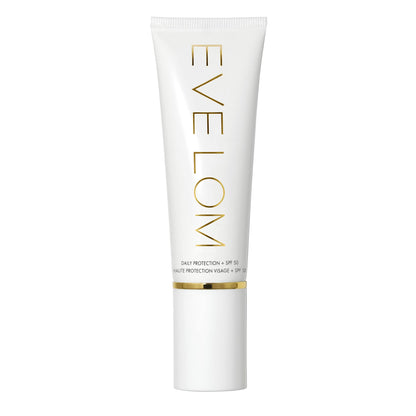 EVE LOM Daily Protection SPF 50 Facial Sunscreen | Hydrating Moisturizer with Niacinamide & Vitamin C – 50ml