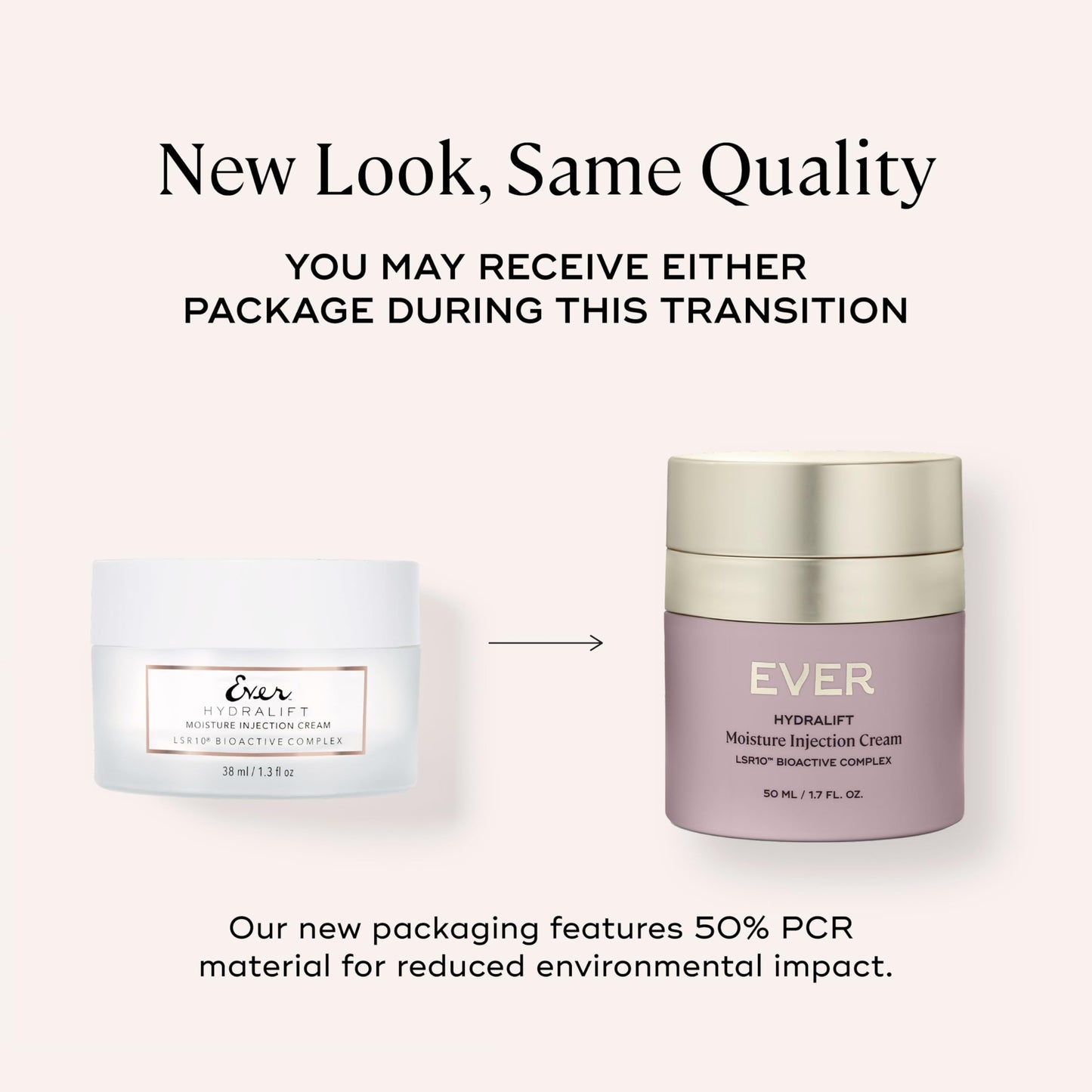 EVER Hydralift Moisturizer for Normal Skin – 70% Moisture Retention Boost, Clinically Tested to Reduce Aging Signs, 1.7oz (50ml) – Made in USA
