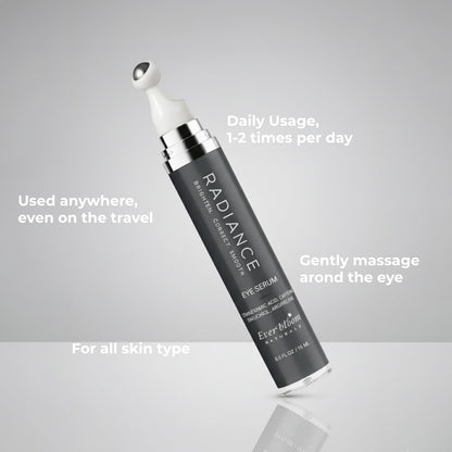 Everbloom Naturals Tranexamic Eye Serum Roller — Bakuchiol, Argireline & Caffeine for Dark Circles