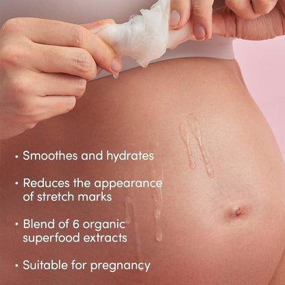Evereden Soothing Belly Mask – Hydrating, Nourishing Pregnancy Skin Care (4-Pack)