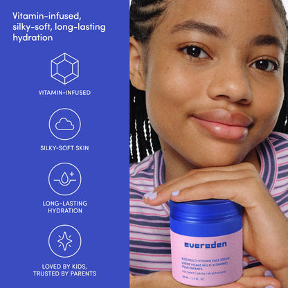 Evereden Kids Face Cream: Melon Juice — Gentle, Non-Toxic Moisturizer for Kids