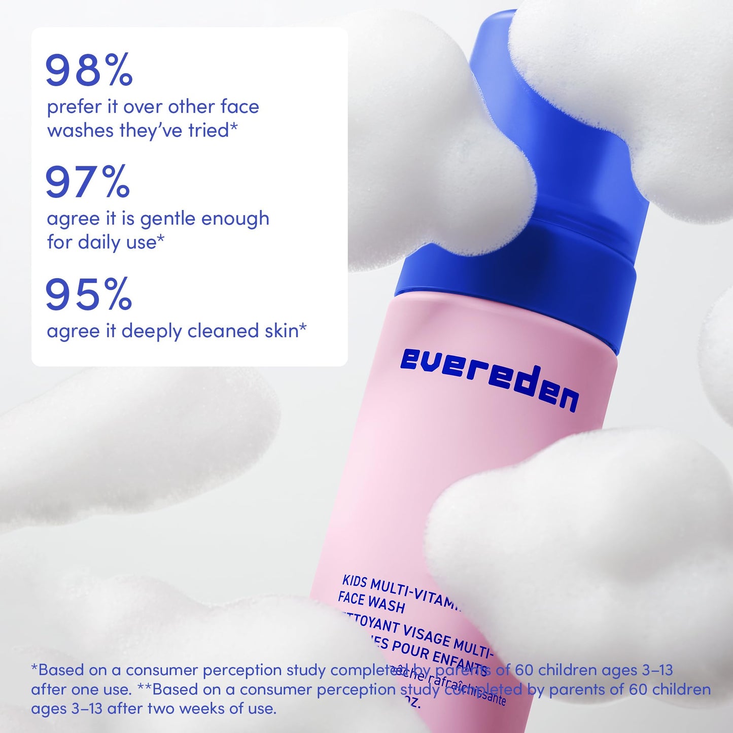 Evereden Kids Multi-Vitamin Hydrating Face Mist, Face Wash & Face Cream Set – Clean Vegan Skincare for Kids 6+