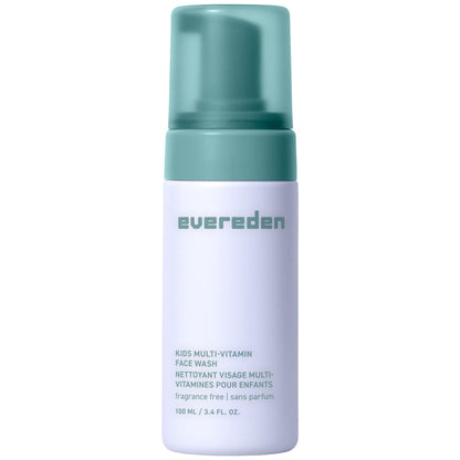 Evereden Fragrance Free Kids Face Wash – 3.4 oz | Gentle Unscented Cleanser for Sensitive Skin