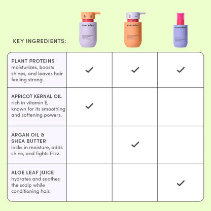 Evereden Kids Complete Haircare Set — Detangling Shampoo, Conditioner & Brush (Ages 3+)