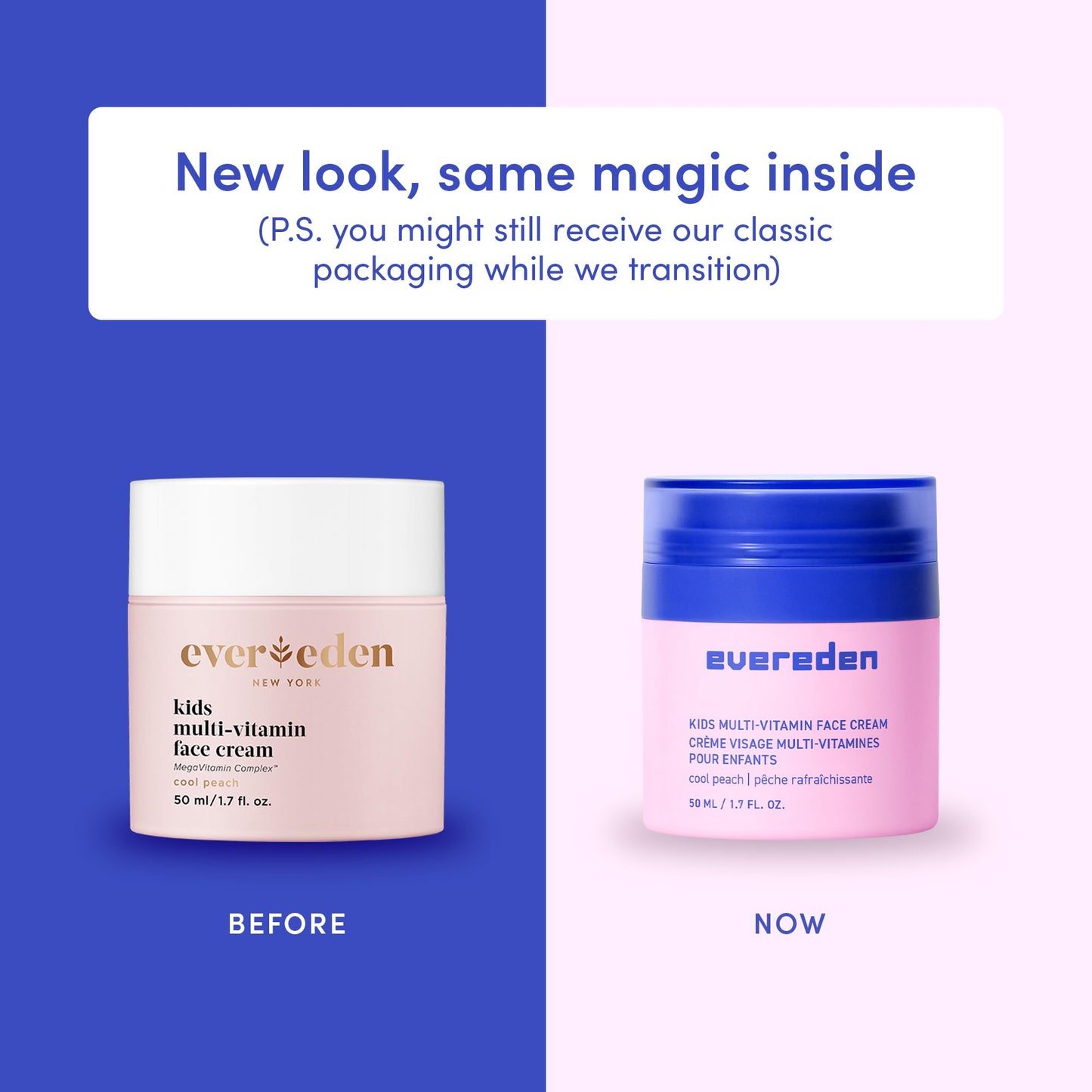 Evereden Kids Face Cream: Cool Peach, 1.7 oz – Clean, Non-Toxic Kids Moisturizer | Pack of 2