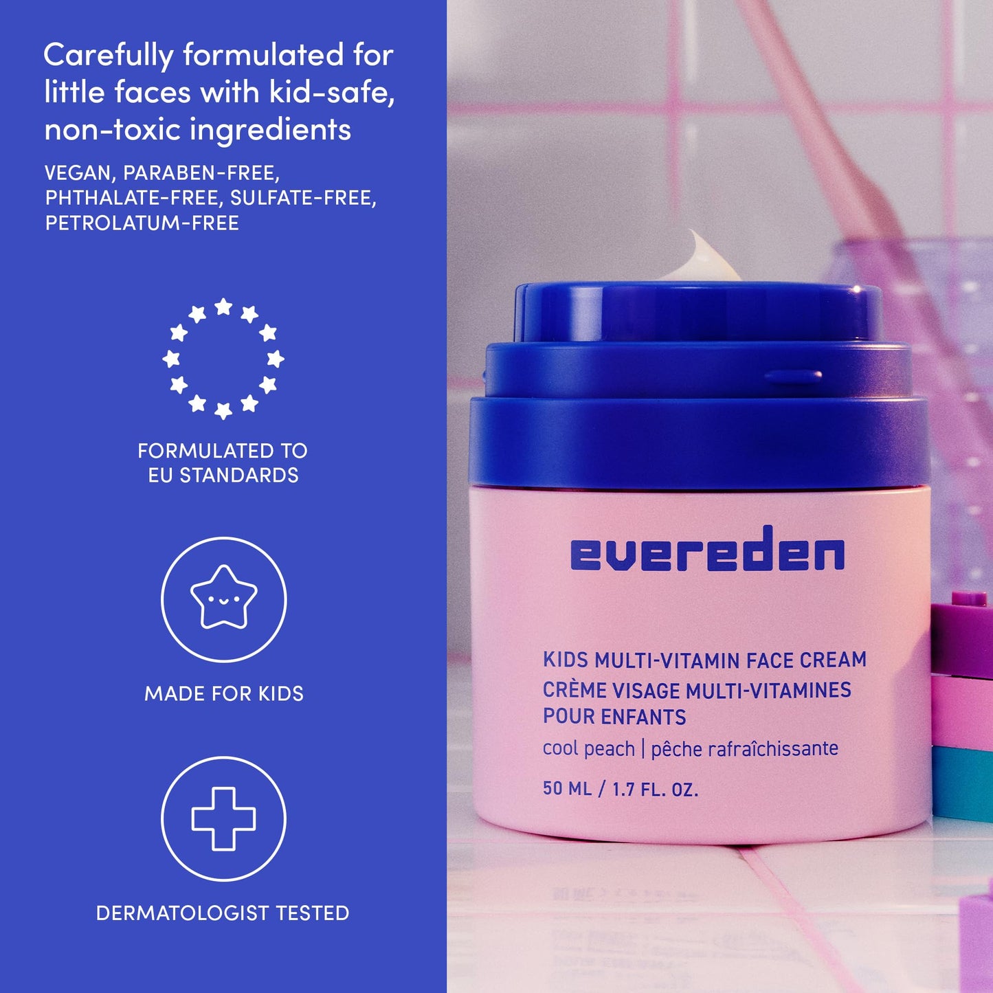 Evereden Kids Face Cream: Melon Juice — Gentle, Non-Toxic Moisturizer for Kids