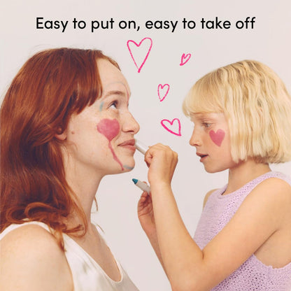 Evereden Kids Fantasy Face Crayon: Gold Shimmer | Non-Toxic, Vegan Makeup for Face, Eyes & Lips