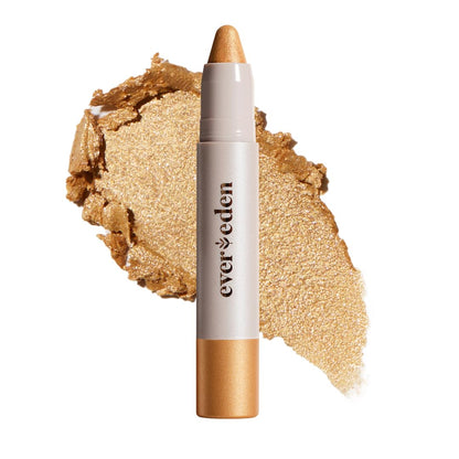 Evereden Kids Fantasy Face Crayon: Gold Shimmer | Non-Toxic, Vegan Makeup for Face, Eyes & Lips