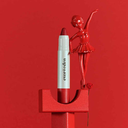 Evereden Kids Fantasy Face Crayon Ladybug – Non-Toxic Multi-Purpose Makeup