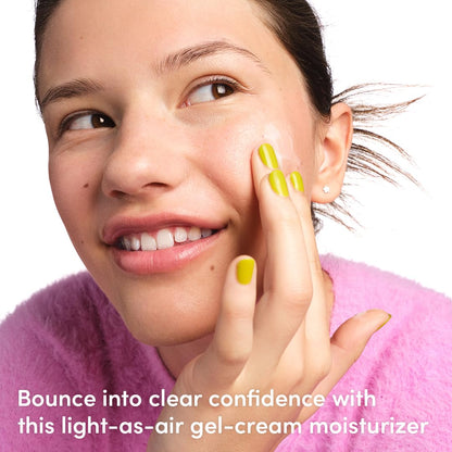 Evereden Lets Bounce Gel-Cream: Lightweight, Non-Greasy Teen Moisturizer for Oily & Pimple-Prone Skin | Vegan