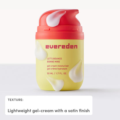 Evereden Lets Bounce Gel-Cream: Lightweight, Non-Greasy Teen Moisturizer for Oily & Pimple-Prone Skin | Vegan