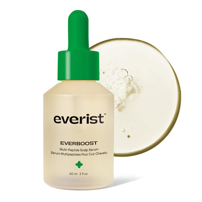 Everist EverBoost Multi-Peptide Scalp Serum – 60ml | Hydration, Peptide Support & Postbiotic Protection for Dry, Brittle Hair