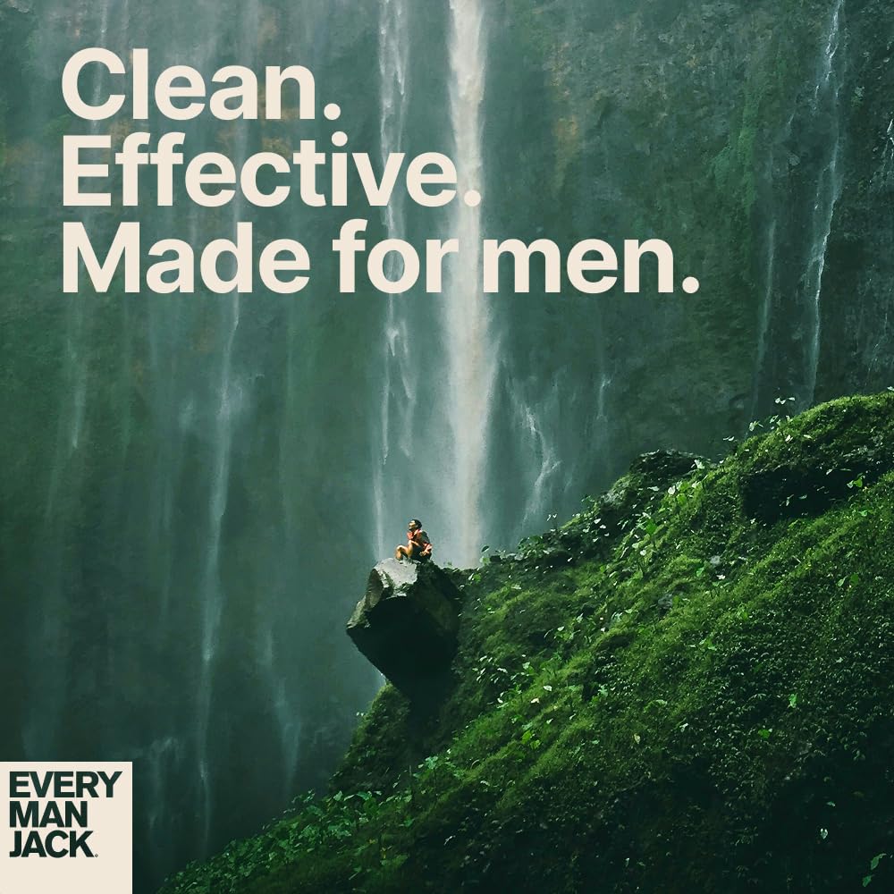 Every Man Jack Cedar + Red Sage Deodorant - Aluminum-Free, All Skin Types, 3oz (2 Pack)