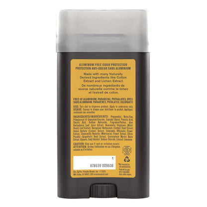 Every Man Jack Amber + Sandalwood Aluminum-Free Deodorant – All Skin Types, 2-Pack (3oz Each)