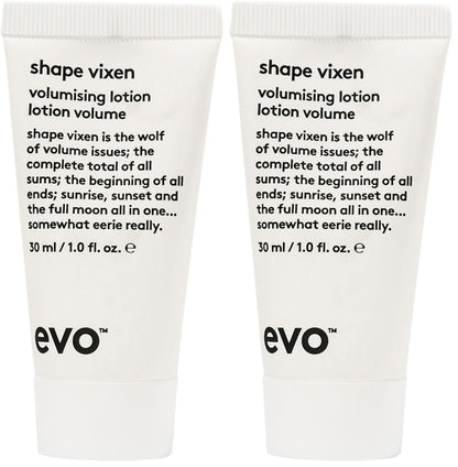 EVO Shape Vixen Volumizing Lotion – Travel Size 30ml (Pack of 2) for Fine Hair