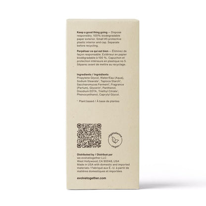 evolvetogether Aluminum-Free Natural Deodorant for Women & Men – Lemon, Sage & Patchouli | Vegan, Cruelty-Free, Baking Soda Free | Made in USA (1.69 oz)