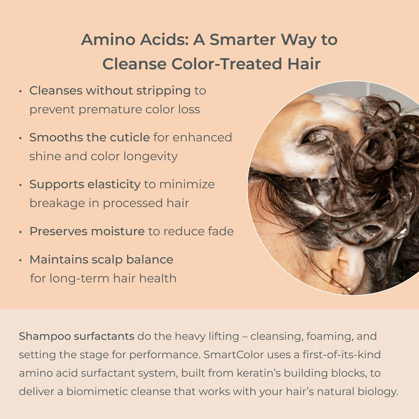 EVOLVh SmartColor Protecting Shampoo | Natural, Vegan Color Care (8.5 fl oz / 250 mL) - NEW PACKAGING