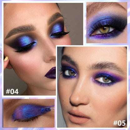 evpct Royal Sapphire Blue Duochrome Liquid Eyeshadow – 2-Piece Set, Waterproof & Vegan