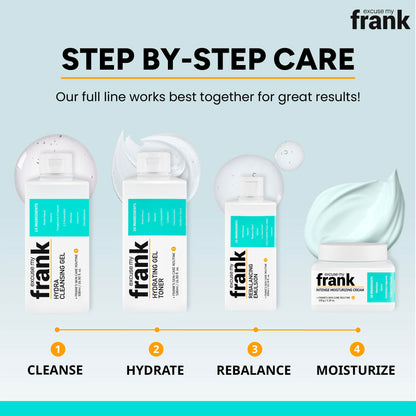 Excuse My Frank Hydrating Gel Toner – Gentle Korean Hydration for All Skin Types (3 Pack)